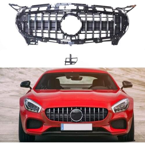 Fit For Benz AMG 2015-2016 T8 Front Bumper Racing Grille Modified Grill GT two doorsGT two doors modified GT grid