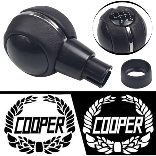 Fit For Mini Cooper F55 F56 F54 F60 7641999 Car 6 Speed Manual Gear Shift Knob Lever Shifter HandBall Car Styling