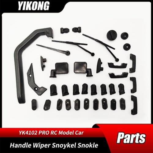 RC Model Car Parts 1/10 YIKONG YK4102PRO Axle Crawler Cars Vehicle Original Accessories Door Handle Wiper Snoykel Snokle 13175