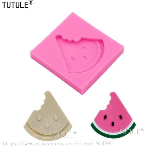 Mini Watermelon Silicone Mold/Reusable Chocolate Candy Fondant Shape Tool/Summer Fruit Melon Slice Party Polymer Clay Molds