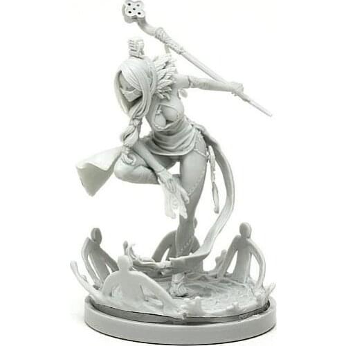 Special offer die-casting resin model KD 61 magic mage resin white model free shipping