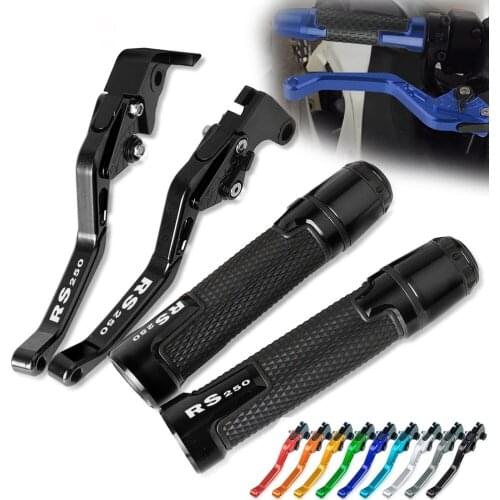 Brake Handle Clutch Levers Motorcycle Thruster Grip Handle Bar Cap End Plugs For APRILIA RS250 1998 1999 2000 2001 2002 2003