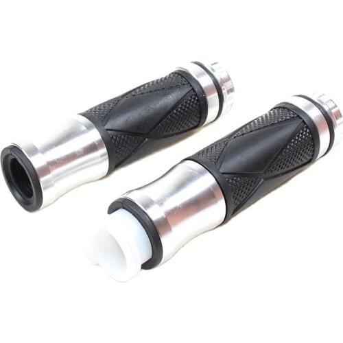 Universal Motorcycle Hand Grips 7/8" 22mm Handle Bar End Aluminum Rubber Good Quality Handlebar Grip 5 Color Choice