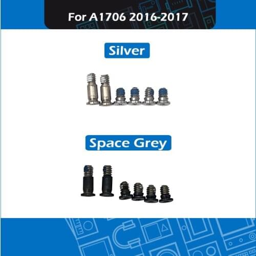 20set/Lot A1706 Bottom Case Screw Silver Space Grey for Macbook Pro Retina 13" A1706 Lower Cover Screws 2016 2017 Year