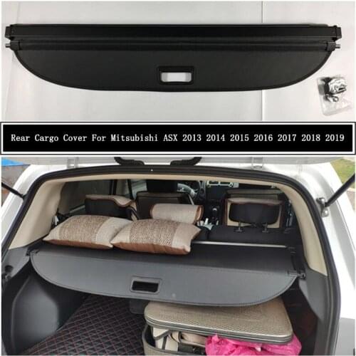 Rear Cargo Cover For Mitsubishi ASX 2013 14 15 16 17 2018 2019 Partition Curtain Screen Shade Trunk Security Shield Accessories