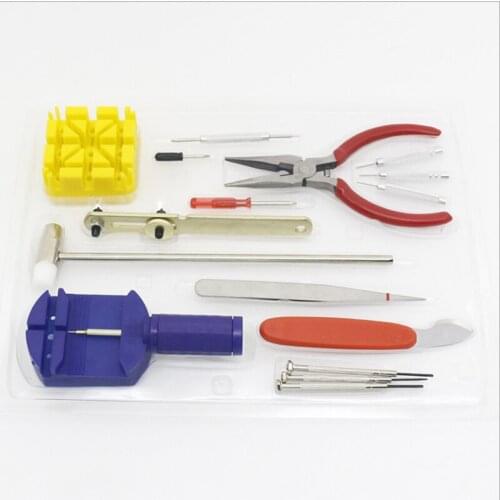 16Pcs Watch Repair Kit Professional Spring Bar Tool Set,Watch Battery Replacement Tool Kit,Watch Band Link Pin Tool Set