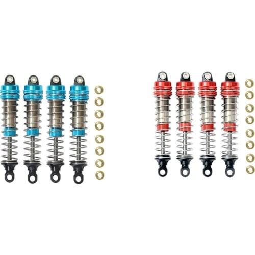 4Pcs Metal Shock Absorbers Damper for XLF X03 X04 X-03 X-04 1/10 RC Car Monster Truck Upgrade Parts Accessories