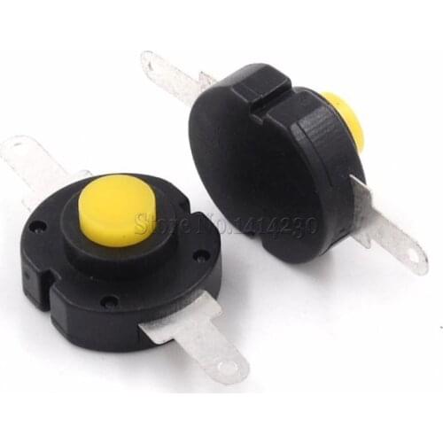 5PCS Flashlight Switch Self-locking Round Twisted Switch DIY Electronics Round Switch Mini Switch Circuit At Accessories ON-OFF