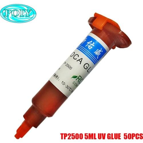 50pcs/lot 5ml UV Glue LOCA Liquid Optical Clear adhesive for iPhone Samsung glass lens RepairWholesale