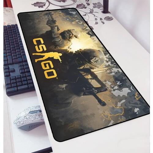 Large Gaming Cs Go New Mouse Pad Cartoon Natural Rubber Anti-slip Home Office Decoration Mouse Mat Non-slip and durable