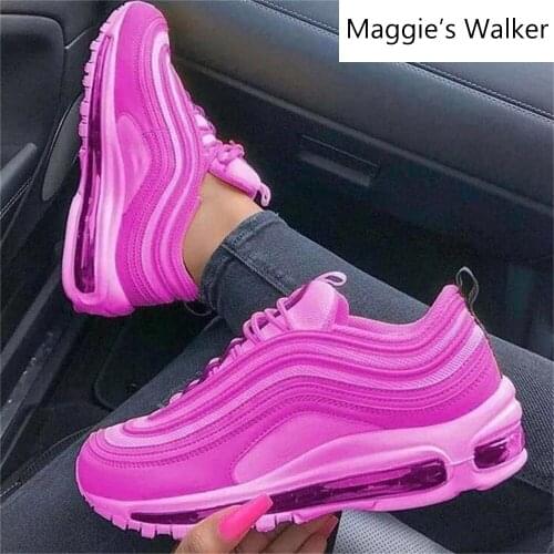 Womens Sneakers Fashion Lace Up Woman Running platform Shoes Cushioning Casual women Shoes Breathable Female Vulcanized Shoes