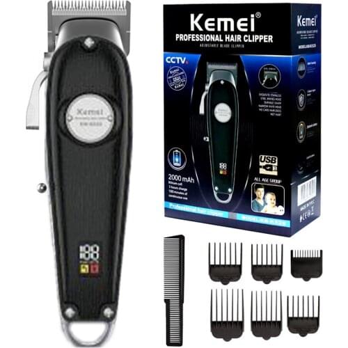 Original kemei hairdressing hair trimmer professional for men cordless hair clipper electric beard trimmer pro haircut machine