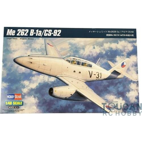 Hobby Boss 80380 1/48 Messerschmitt ME262B-1a/CS-92 Fighter Aircraft Model Kit TH05917-SMT6