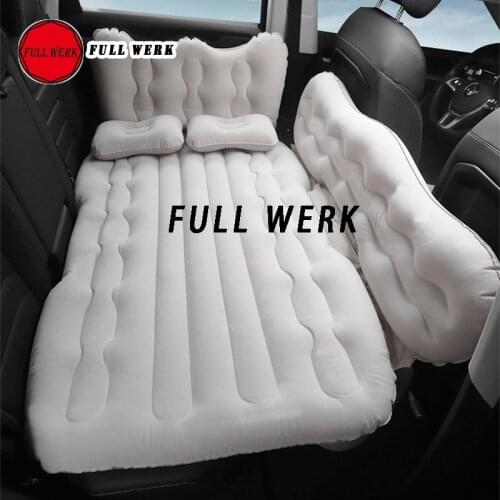 Set of Car Rear Seat Inflatable Bed Air Mattress Travel Sleeping Outdoor Camping Mat Child Exhaust Pad for Touareg Interior Acce