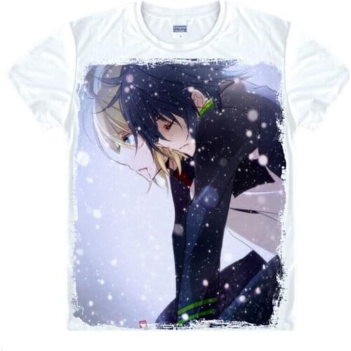 Owari no Serafu T-Shirt Vampire Reign Shirt fashionable t shirts Anime Cosplay shirt t-shirts boy lolita anime cosplay t-shirt a