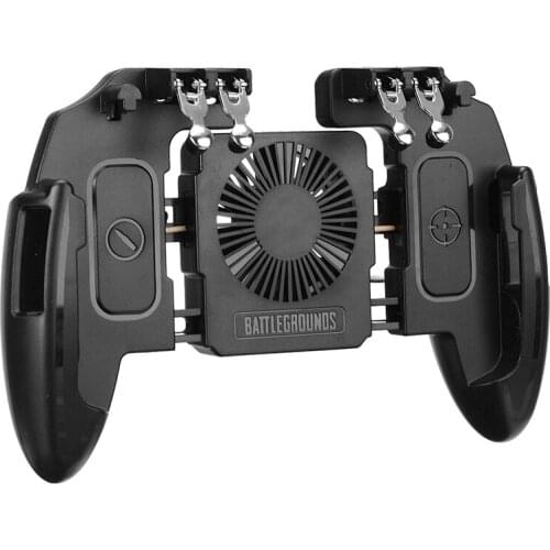 Pohiks 1pc Black High Quality Phone Gamepad Cooling Fan Portable Game Controller Cooler For IOS Android Mobile Phones