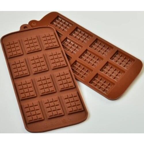 Silicone Mini Chocolate Block Bar Mould Mold Ice Tray Cake Decorating Baking Cake Jelly Candy Tool DIY Molds Kitchen Tool