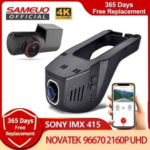 Sameuo U680Pro Dash Cam 4K Rear View Auto Dashcam For Car Camera way 2160P Video Recorder Reverse Dvr WIFI 24H Parking Monitor