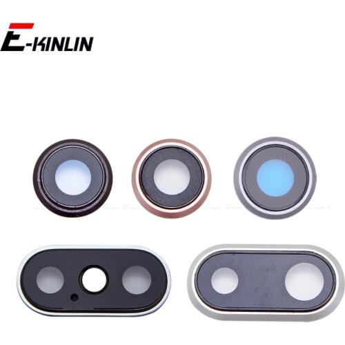 Rear Back Camera Cap Holder Lens Clip Ring Bracket Frame For iPhone X 7 8 Plus Replacement Parts