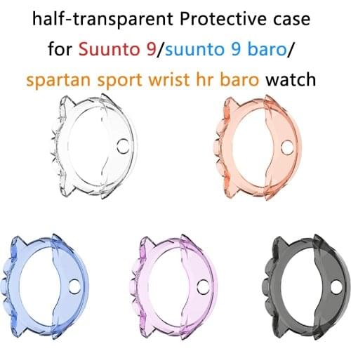 Soft tpu Full Screen Protection Case Shell Protector for Suunto 9 Spartan Sport Wrist HR Baro Frame Watch Accessories