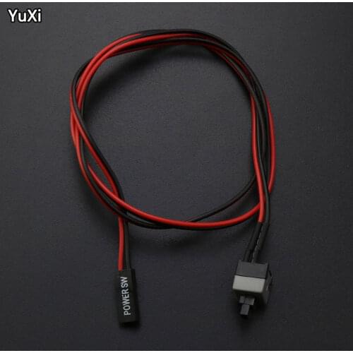 YUXI 10PCS Computer Host Switch Line Restarting Power Line AXT Computer Chassis Power Switch Line Power Cable