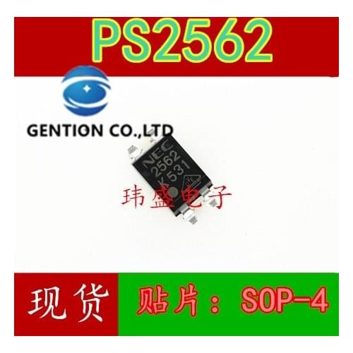 10PCS PS2562L-1 PS2562-1 SOP-4 PS2562 light coupling in stock 100% new and original