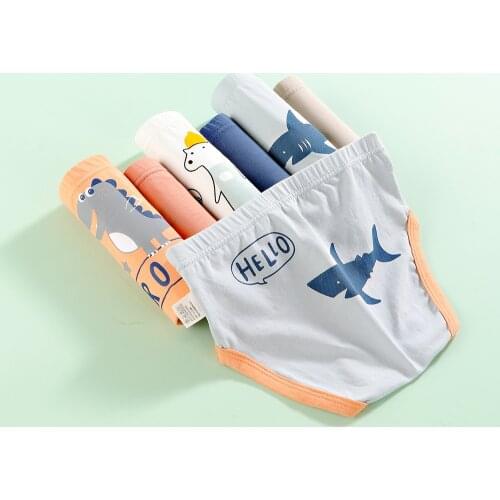 100% Cotton boys and girls panties for 3-8 Years baby clothes spring autumn suits 3 pcs/lot low price good quality underwear