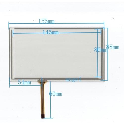 6.2-inch four-wire resistive touch screen external screen GPS navigation Epworth Soling 155 * 88 yuan levy Philco