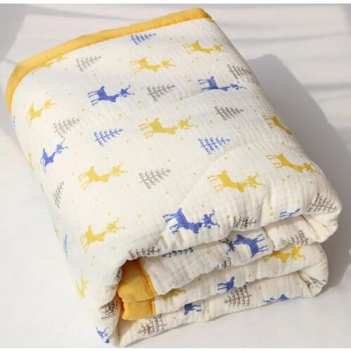 Baby Blanket & Swaddling Newborn Thermal Soft Fleece Blanket Solid Bedding Set Cotton Quilt