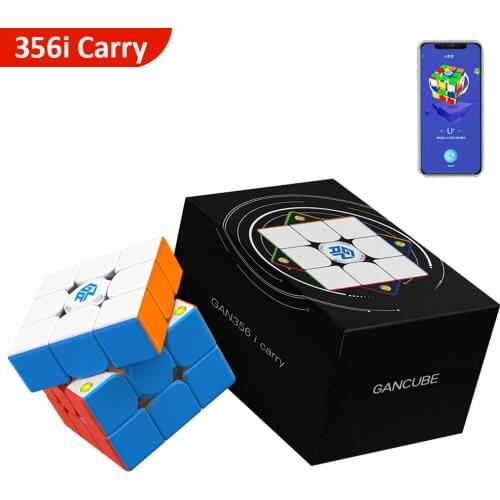 GAN356 i Carry Smart Magnetic Speed Cube GANCUBE GAN356i 3x3x3 Stickerless Intelligent APP Magic Cube Puzzle Toys with magnets