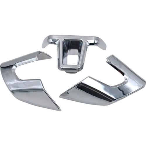 Chrome Steering Wheel Trim Sticker Cover Decor Fit for Golf Bora JETTA MK5 6