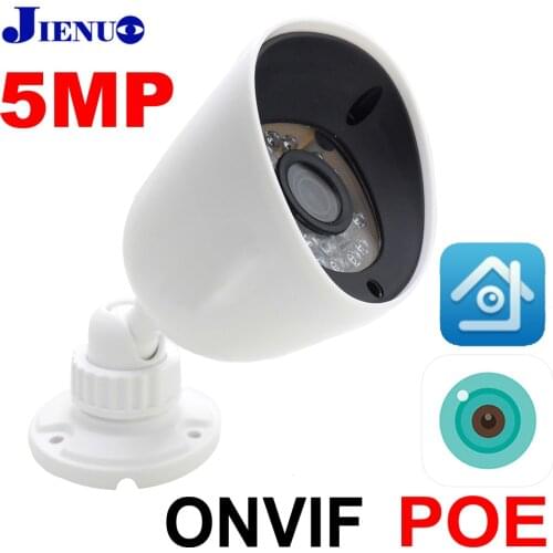 JIENUO Ip Camera 1080p 720P 960P 5MP HD POE Cctv Security Video Surveillance IPCam Infrared Home Outdoor Waterproof POE Camera