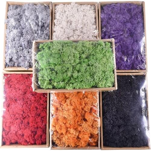 20g/40g Moss Grass Artificial Plant Eternal Life Moss Lawn Wall DIY Flower Material Micro Landscape Accessory Home Garden Decor