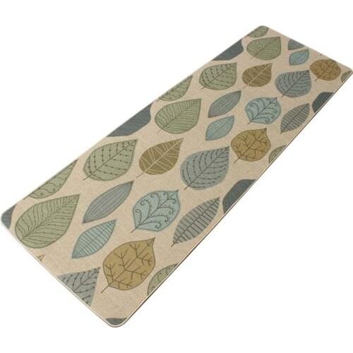 183*61*0.5cm Fitness rubber mat Natural rubber natural linen yoga mat high density high quality with beautifual pattern