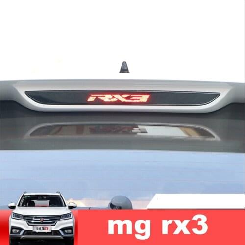Lsrtw2017 Car Rear Brake Light Panel Trims Tailgate Lights for Mg Roewe Rx3 2018 2019 2020 Interior Accessories Auto Styling