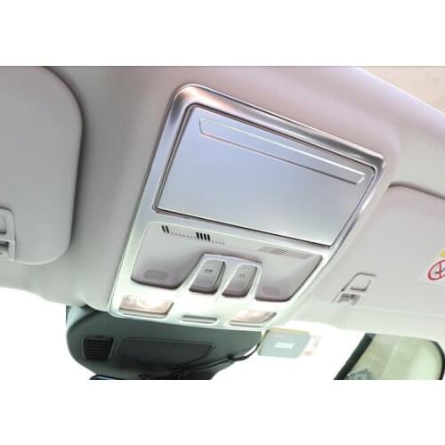 Stainless Steel Car Roof Light Frame Reading Lamp Cover Sticker for Ford Kuga Escape 2019 2020 2021 Accessories Auto