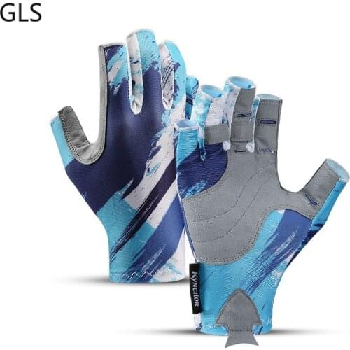 New fashion Fishing Gloves Sun Men Hands Protection Gloves Breathable Outdoor Sportswear Gloves Carp Fishing Apparel Pesca
