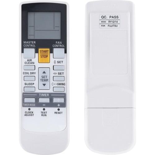 KELANG RF Grey Air Condition Remote Control with 10m Control Distance Support 2 x AAA batteries Fit for Fujitsu AR-RY12/AR-RY14