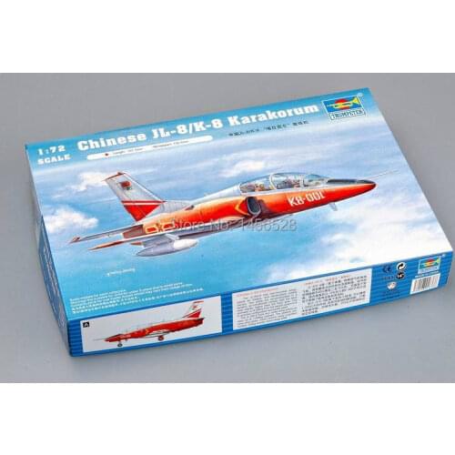 Trumpeter 1/72 01636 Chinese JL-8/K-8 Karakorum Assembly Model kits building scale model plane 3D puzzle plane