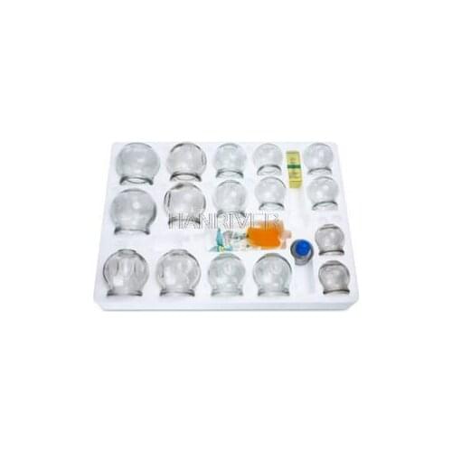 12 pieces to thicken the cups Vacuum cupping, Explosion-proof cupping glass Household cupping massage therapy
