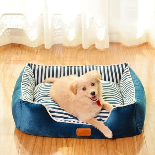 Dog Puppy Sofa Bed Pet House Winter Rectangle Dogs Sleeping Kennel Top Quality Soft Nest Pet Products For Small Medium Large Dog