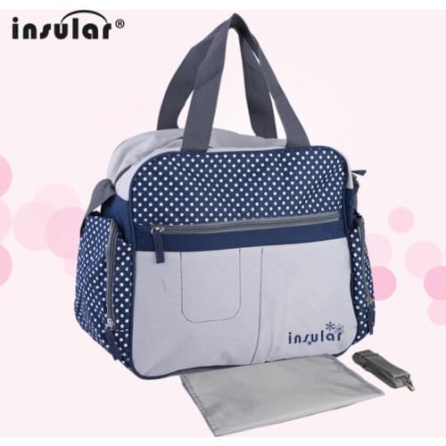 Insular Baby Nappy Bags Fashion Diaper Bag Mother Shoulder Bag Maternity Mummy Handbag Waterproof Baby Stroller Bag