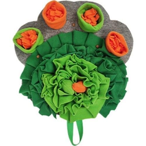Puppy Snuffle Mat Encourage Natural Foraging Skills&Stress Relief Food Grade Mat Claw Shaped Pet Supplies