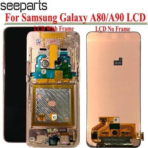 AMOLED lcd For Samsung galaxy A80 lcd Display Touch Screen Digitizer Assembly lcd for galaxy A90 A805 SM-A805F/DS A905F SM-A90