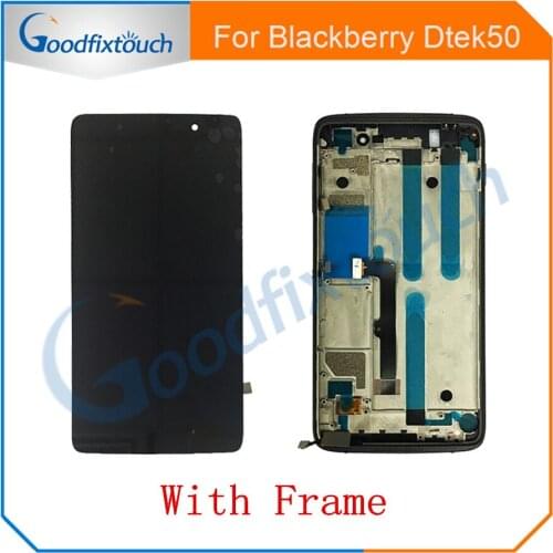 For Blackberry Dtek50 Dtek 50 LCD Display Touch Screen Digitizer Assembly With Frame Replacement Parts For BlackBerry Dtek50 LCD