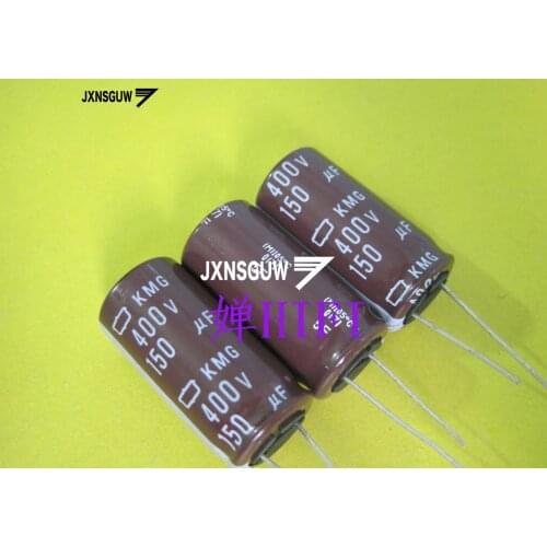 10PCS NIPPON KMG 400V150UF 18X35MM NCC long life electrolytic capacitor 150UF/400V CHEMI-CON 105 degrees 150uF 400V