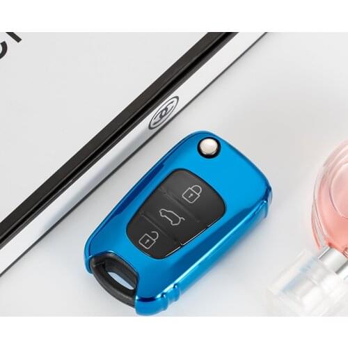 Soft key case for car New Car Styling For Hyundai i30 Accent Solaris Verna Verna K2 K5 For Kia Rio car accessories car key case