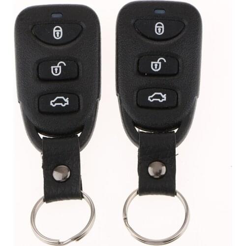 DC 12V Remote Central Door Lock Kit Locking Keyless Entry System w/ Keys