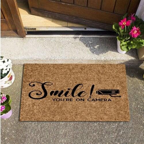Welcome Entrance Doormat Hallway Rectangle Minimalist Style Non-Slip Floor Rugs Front Door Mats Bedroom Kitchen Carpets