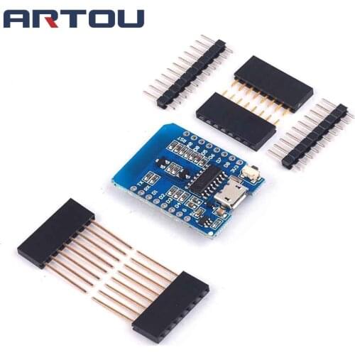 ESP8266 ESP-12 ESP12 WeMos D1 Mini Module Wemos D1 Mini WiFi Development Board Micro USB 3.3V Based On ESP-8266EX 11 Digital Pin